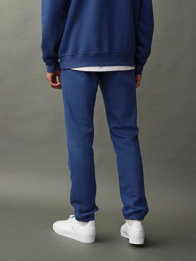 adidas Originals Blue Trefoil Essentials Joggers - Image 2 of 11