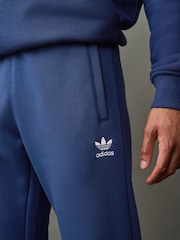 adidas Originals Blue Trefoil Essentials Joggers - Image 4 of 11