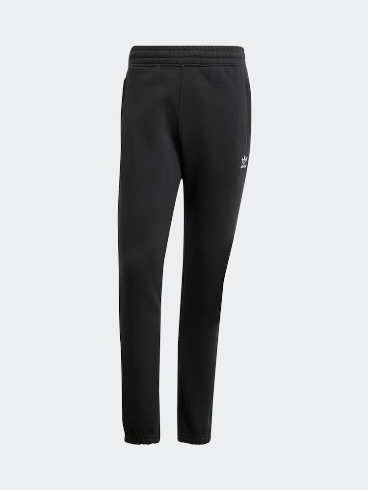 adidas Originals Black Trefoil Essentials Joggers - Image 6 of 6