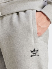 adidas Originals Grey Trefoil Essentials Joggers - Image 10 of 11