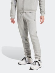 adidas Originals Grey Trefoil Essentials Joggers - Image 6 of 11