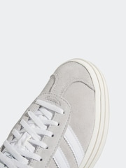 adidas Originals Grey Gazelle Bold Trainers - Image 10 of 11