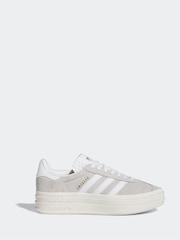 adidas Originals Grey Gazelle Bold Trainers - Image 3 of 11