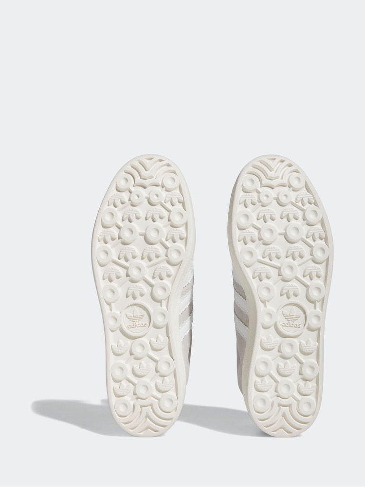 adidas Originals Grey Gazelle Bold Trainers - Image 8 of 11