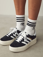 adidas Originals Black Gazelle Bold Trainers - Image 2 of 13