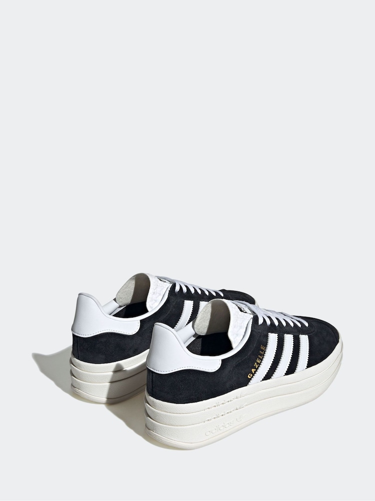 adidas Originals Black Gazelle Bold Trainers - Image 7 of 13