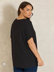 Evans Sequin Embellished Bauble Tree T-Shirt - Պատկեր 3 6-ից