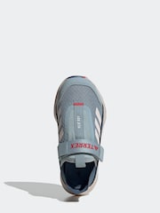 adidas Grey Voyager 21 Slip On Travel Trainers - Image 5 of 8