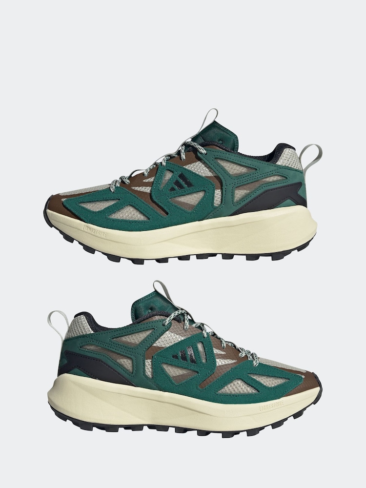 adidas Brown Trail Running Shoes - Image 3 of 9