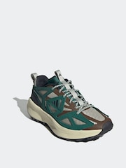 adidas Brown Trail Running Shoes - Image 4 of 9