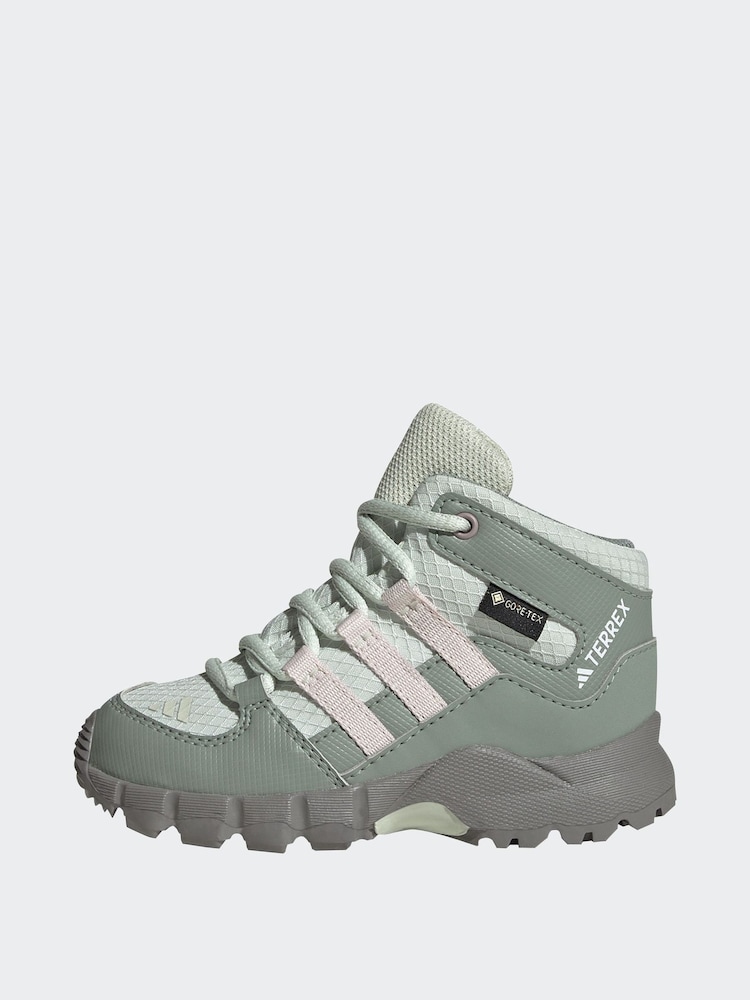 adidas Green Mid GORETEX Hiking Boots - Image 2 of 9