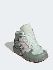 adidas Green Mid GORETEX Hiking Boots - Image 3 of 9