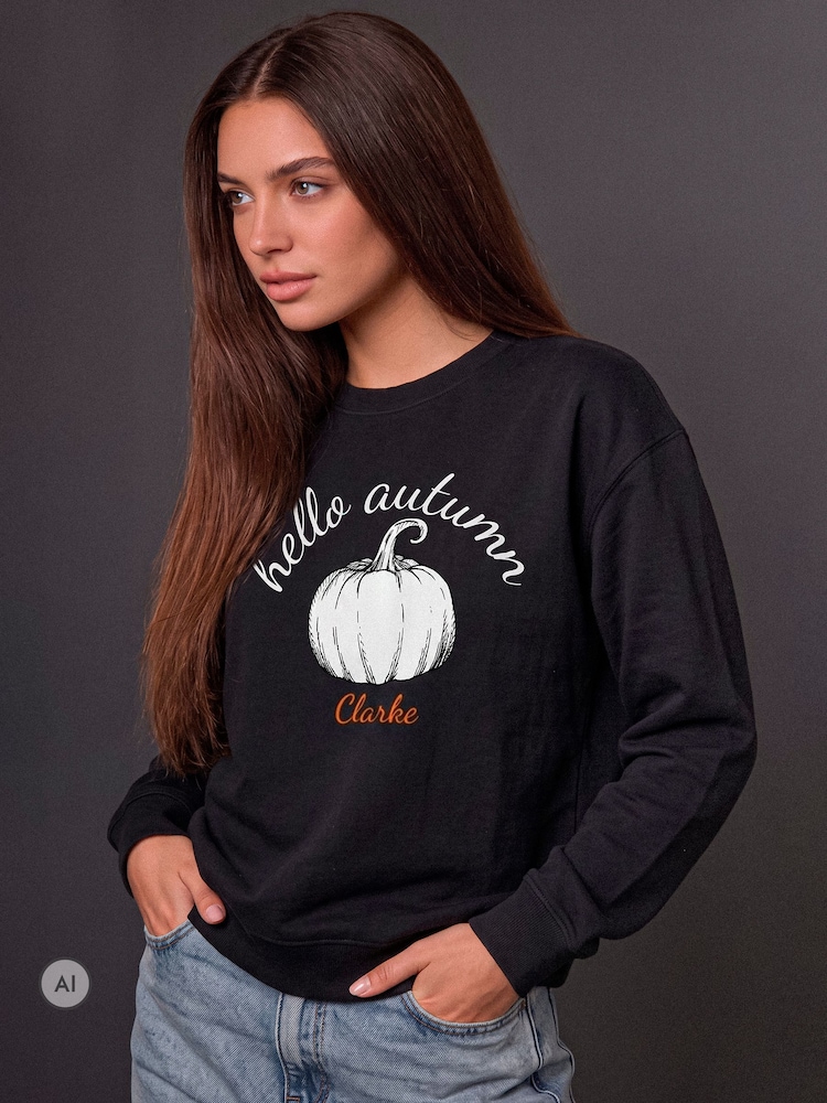 Autumn Sweatshirt by Stitch Style - Image 2 of 5 Autumn Sweatshirt by Stitch Style - Image 2 of 5