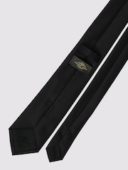 Antique Rogue Black Texture Tie - Image 2 of 2