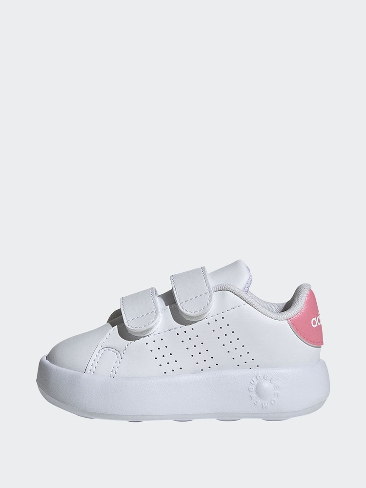 adidas Pink/white Marvel's Spider-Man Grand Court Trainers - Image 2 of 9