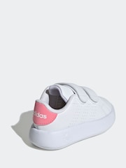 adidas Pink/white Marvel's Spider-Man Grand Court Trainers - Image 4 of 9