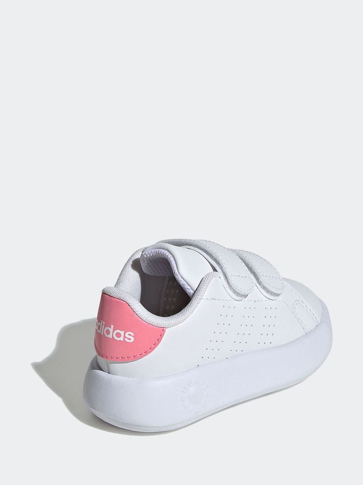 adidas Pink/white Marvel's Spider-Man Grand Court Trainers - Image 4 of 9
