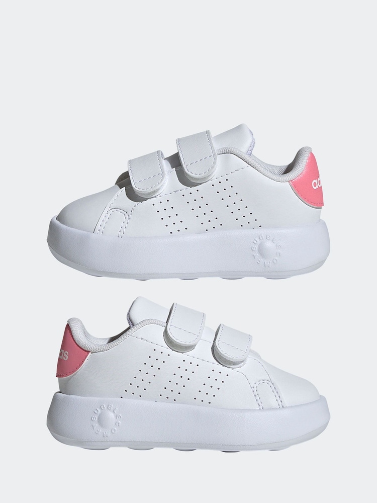 adidas Pink/white Marvel's Spider-Man Grand Court Trainers - Image 5 of 9