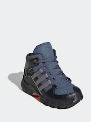 adidas Blue Mid Goretex Hiking Boots - Image 1 of 9