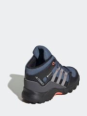 adidas Blue Mid Goretex Hiking Boots - Image 2 of 9