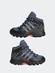 adidas Blue Mid Goretex Hiking Boots - Image 5 of 9