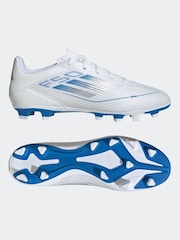adidas White F50 Club Football Boots - Image 2 of 9