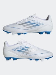 adidas White F50 Club Football Boots - Image 3 of 9