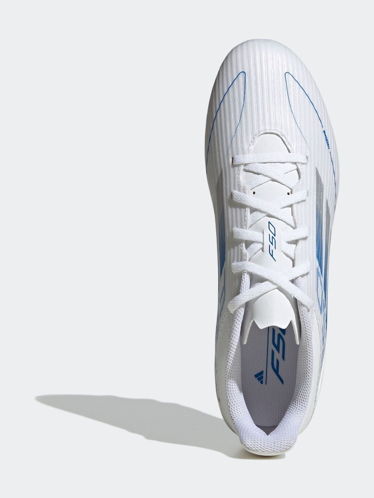 adidas White F50 Club Football Boots - Image 5 of 9