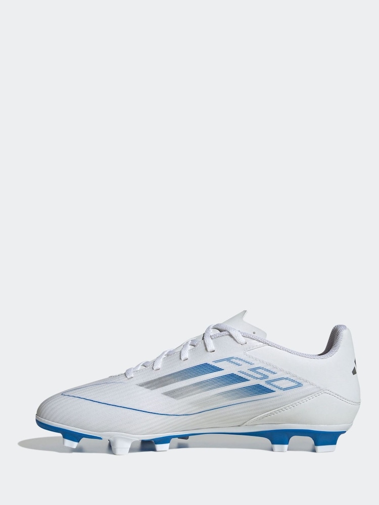 adidas White F50 Club Football Boots - Image 8 of 9