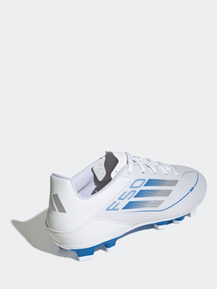 adidas White F50 Club Football Boots - Image 9 of 9