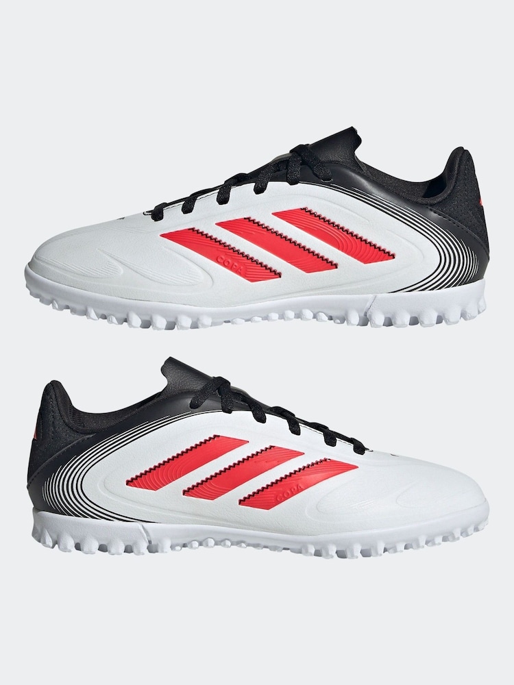adidas White Copa Pure III Club Tf Football Boots - Image 3 of 9