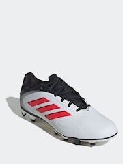 adidas White Copa Pure Iii Club Fg/Mg Football Boots - Image 1 of 9