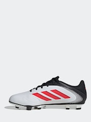 adidas White Copa Pure Iii Club Fg/Mg Football Boots - Image 2 of 9