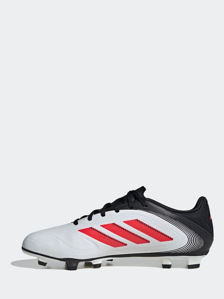 adidas White Copa Pure Iii Club Fg/Mg Football Boots - Image 2 of 9