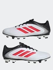 adidas White Copa Pure Iii Club Fg/Mg Football Boots - Image 5 of 9
