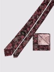 Antique Rogue Winter Floral Pocket Square Tie - Изображение 2 3