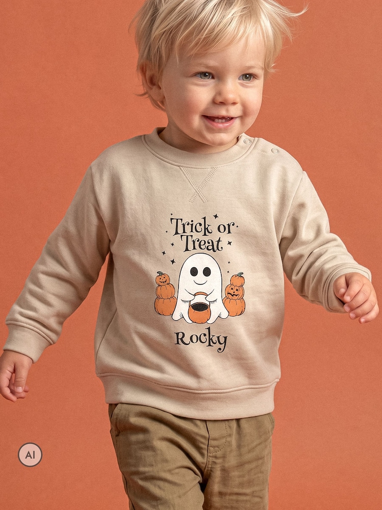 Trick or Treat Sweatshirt by Dollymix - Image 2 of 5