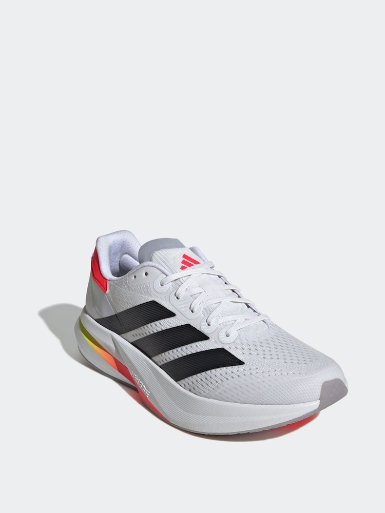 adidas White Duramo Speed 2 Running Shoes - Image 2 of 10