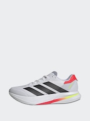 adidas White Duramo Speed 2 Running Shoes - Image 5 of 10