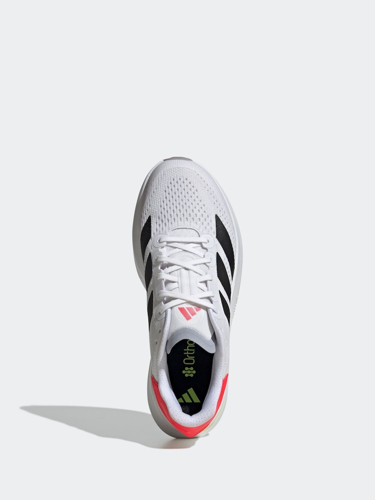 adidas White Duramo Speed 2 Running Shoes - Image 7 of 10