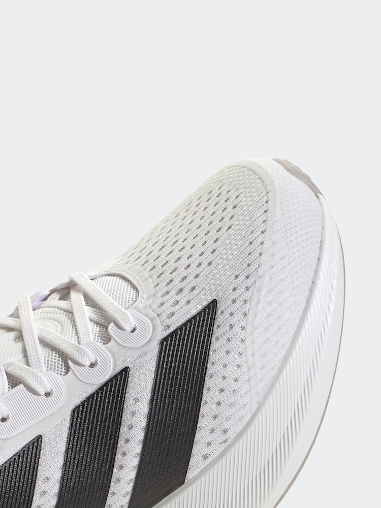adidas White Duramo Speed 2 Running Shoes - Image 9 of 10