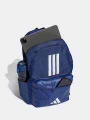 adidas Blue Classic 3 Bar Logo Backpack - Image 3 of 5