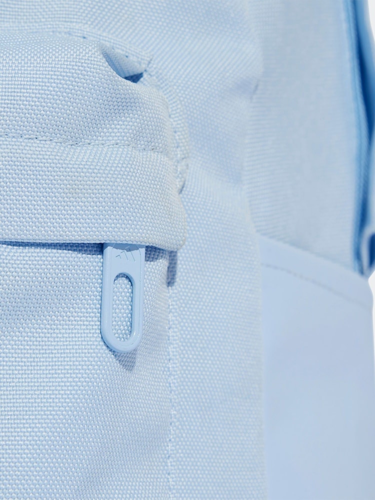 adidas Blue Classic 3 Bar Logo Backpack - Image 5 of 6
