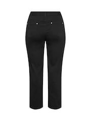 Evans Black Premium Wide Leg Jeans - Image 6 of 6