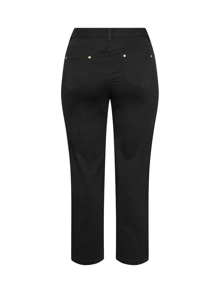 Evans Black Premium Wide Leg Jeans - Image 6 of 6 Evans Black Premium Wide Leg Jeans - Image 6 of 6