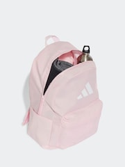 adidas Light Pink Classic 3 Bar Logo Backpack - Image 3 of 6