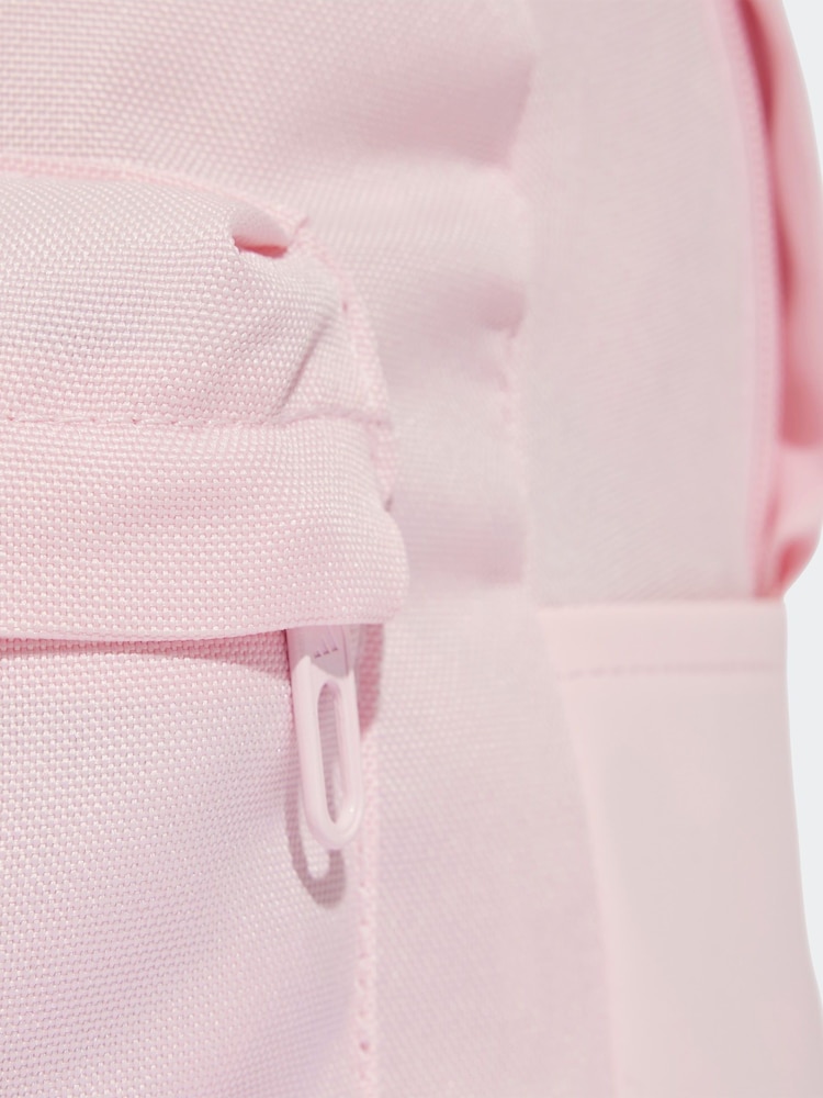 adidas Light Pink Classic 3 Bar Logo Backpack - Image 5 of 6