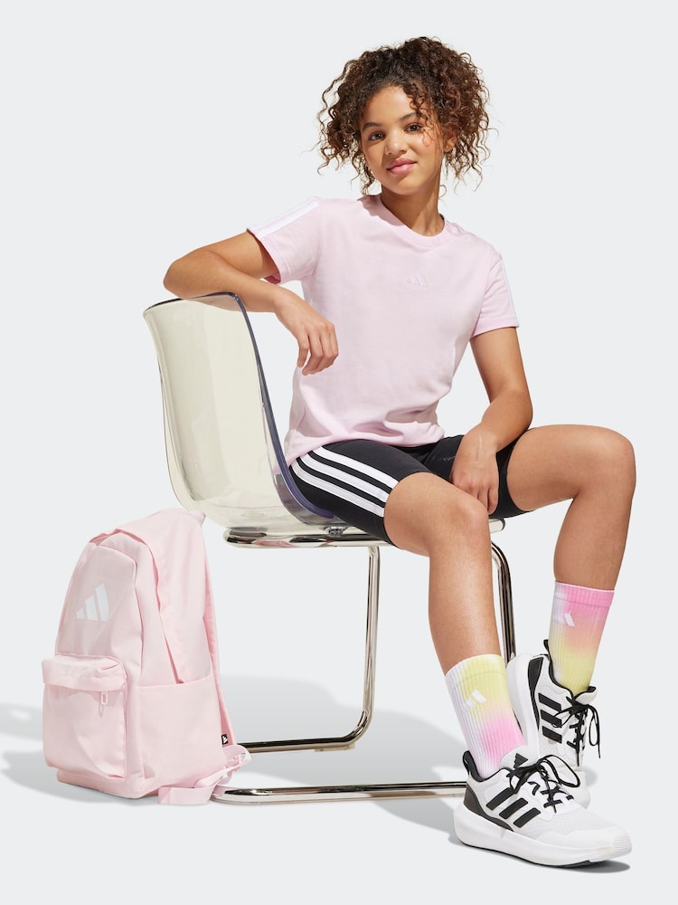 وردي فاتح - adidas Classic 3 Bar Logo Backpack - صورة 6 من 6 وردي فاتح - adidas Classic 3 Bar Logo Backpack - صورة 6 من 6