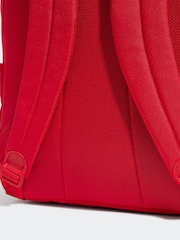 adidas Red Classic 3 Bar Logo Backpack - Image 3 of 3