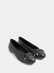 Ballerines en cuir Evans, Escarpins coupe extra large - Image 4 sur 5